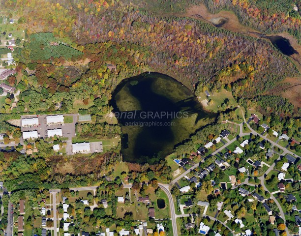 Hawk Lake in Oakland County, Michigan